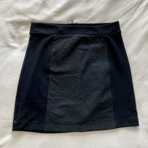 AEO Black Zip Back Bodycon Skirt